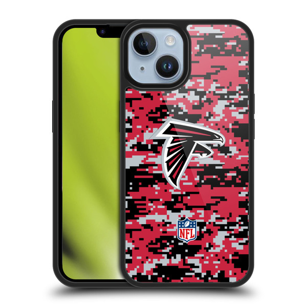 NFL Atlanta Falcons Graphics Digital Camouflage Gel Armour Case For Apple iPhone 14