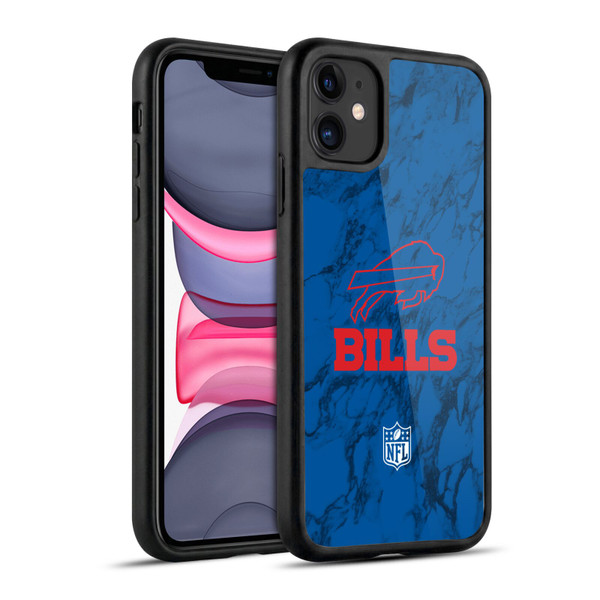 NFL Buffalo Bills Graphics Coloured Marble Gel Armour Case For Apple iPhone 11