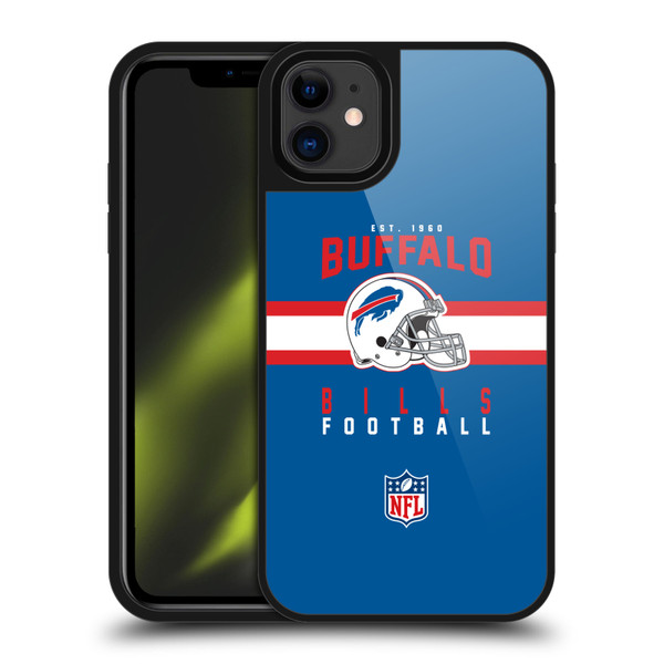 NFL Buffalo Bills Graphics Helmet Typography Gel Armour Case For Apple iPhone 11