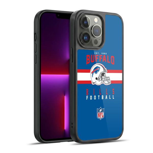 NFL Buffalo Bills Graphics Helmet Typography Gel Armour Case For Apple iPhone 13 Pro Max