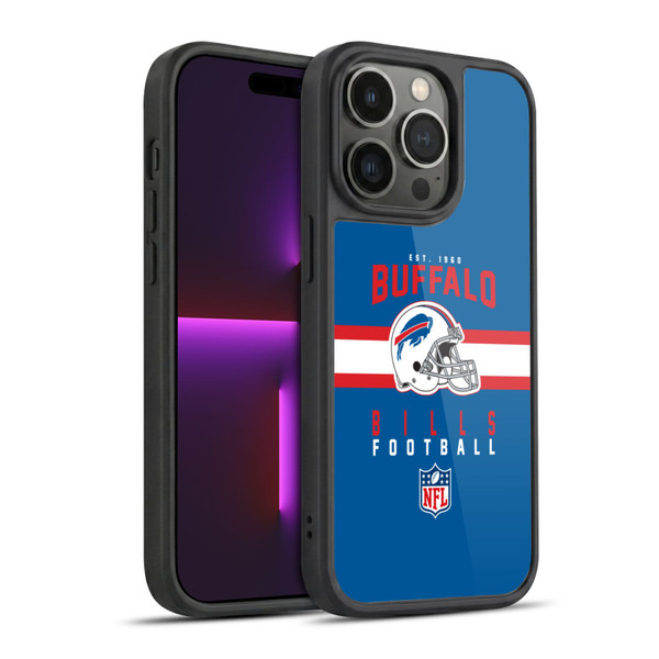 NFL Buffalo Bills Graphics Helmet Typography Gel Armour Case For Apple iPhone 14 Pro
