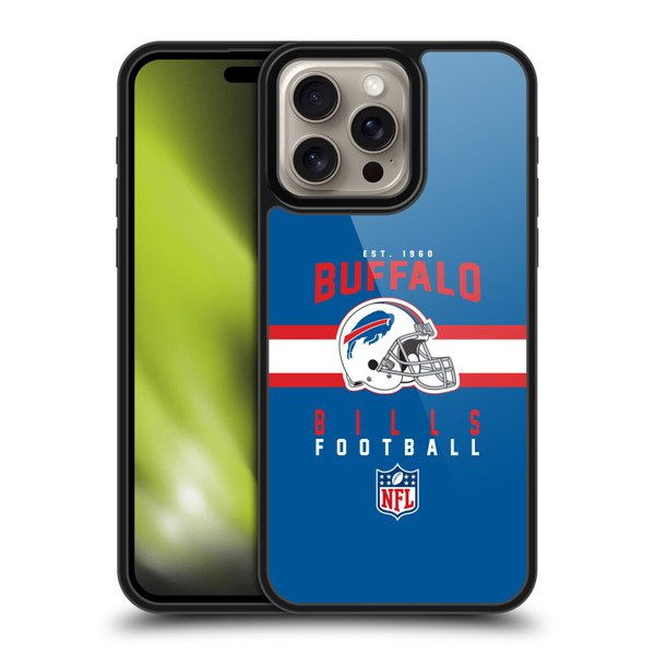 NFL Buffalo Bills Graphics Helmet Typography Gel Armour Case For Apple iPhone 16 Pro Max