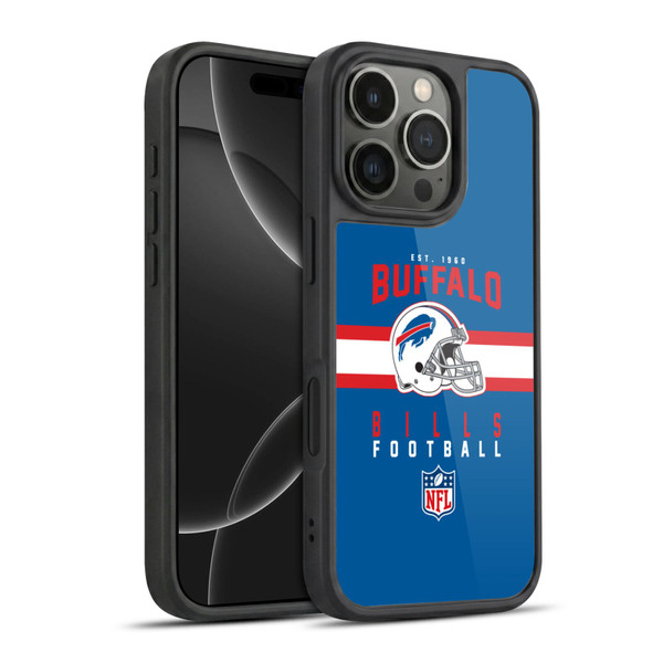 NFL Buffalo Bills Graphics Helmet Typography Gel Armour Case For Apple iPhone 16 Pro