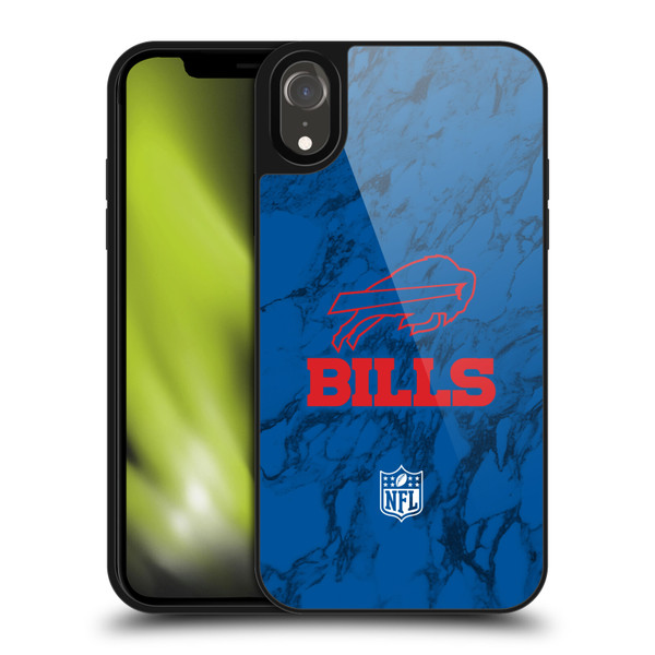 NFL Buffalo Bills Graphics Coloured Marble Gel Armour Case For Apple iPhone XR