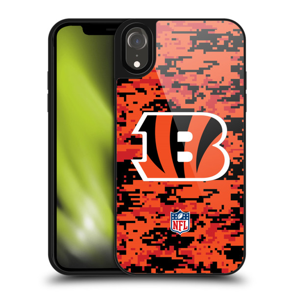 NFL Cincinnati Bengals Graphics Digital Camouflage Gel Armour Case For Apple iPhone XR
