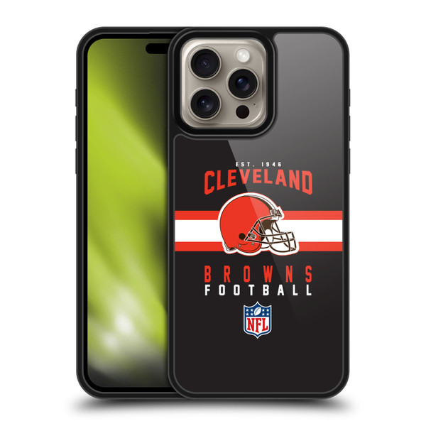 NFL Cleveland Browns Graphics Helmet Typography Gel Armour Case For Apple iPhone 16 Pro Max NFL Cleveland Browns Graphics Helmet Typography Gel Armour Case For Apple iPhone 16 Pro Max