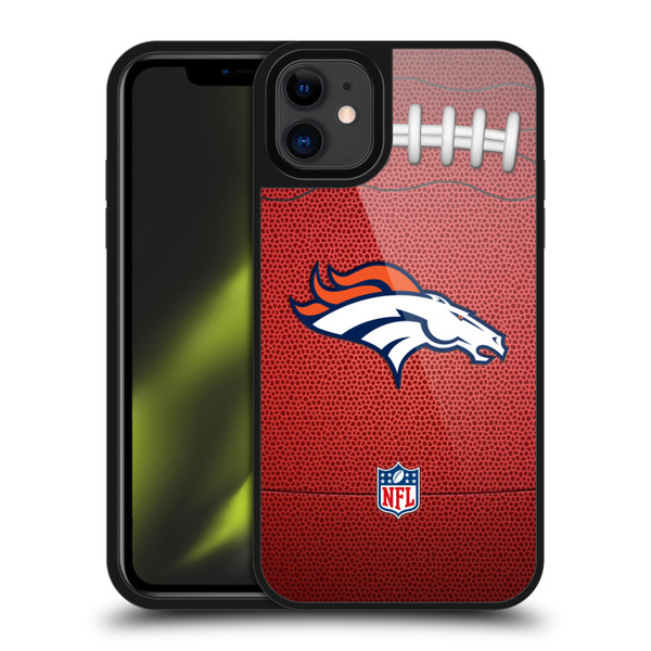 NFL Denver Broncos Graphics Football Gel Armour Case For Apple iPhone 11