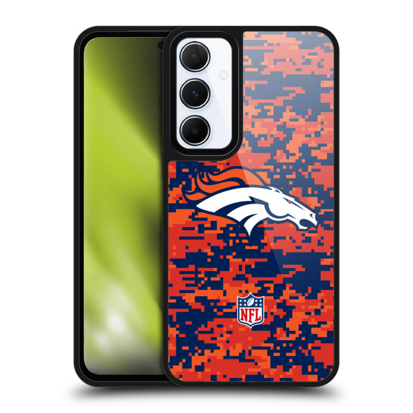 NFL Denver Broncos Graphics Digital Camouflage Gel Armour Case For Samsung Galaxy A55 5G