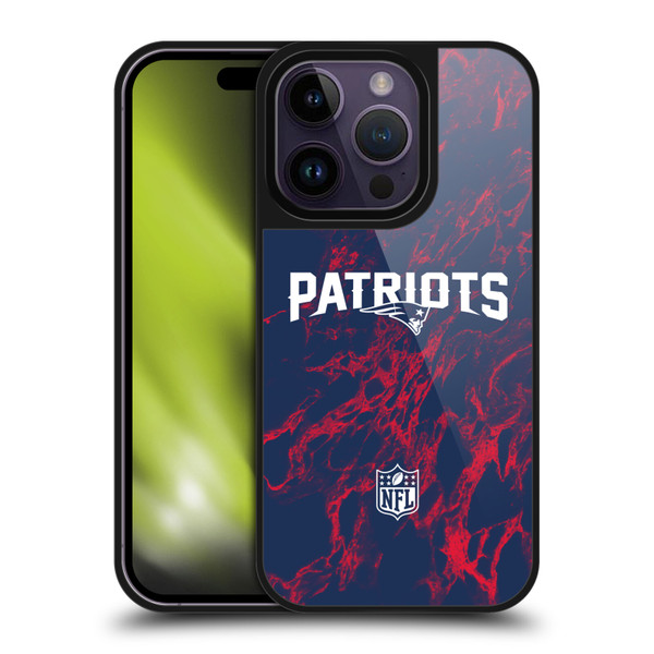 NFL New England Patriots Graphics Coloured Marble Gel Armour Case For Apple iPhone 14 Pro NFL New England Patriots Graphics Coloured Marble Gel Armour Case For Apple iPhone 14 Pro