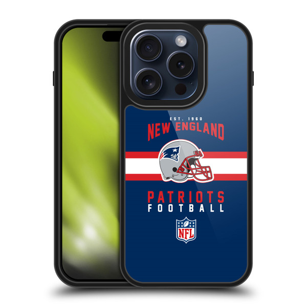 NFL New England Patriots Graphics Helmet Typography Gel Armour Case For Apple iPhone 15 Pro NFL New England Patriots Graphics Helmet Typography Gel Armour Case For Apple iPhone 15 Pro