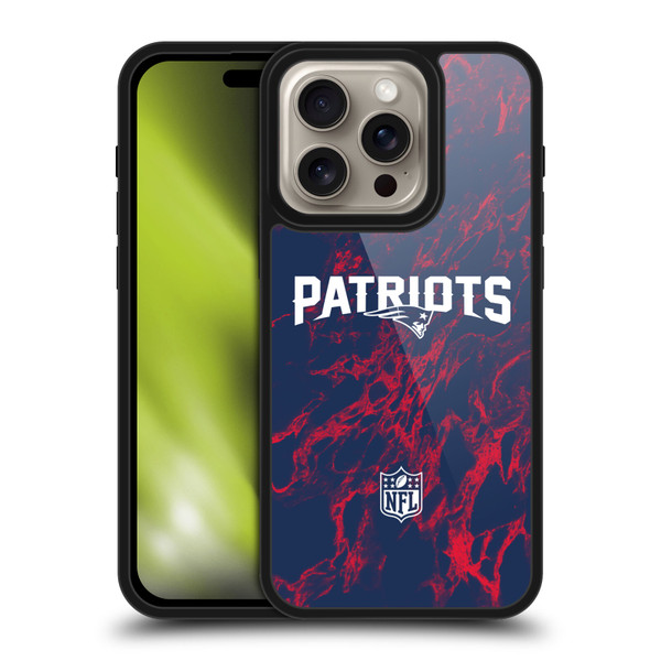 NFL New England Patriots Graphics Coloured Marble Gel Armour Case For Apple iPhone 16 Pro NFL New England Patriots Graphics Coloured Marble Gel Armour Case For Apple iPhone 16 Pro