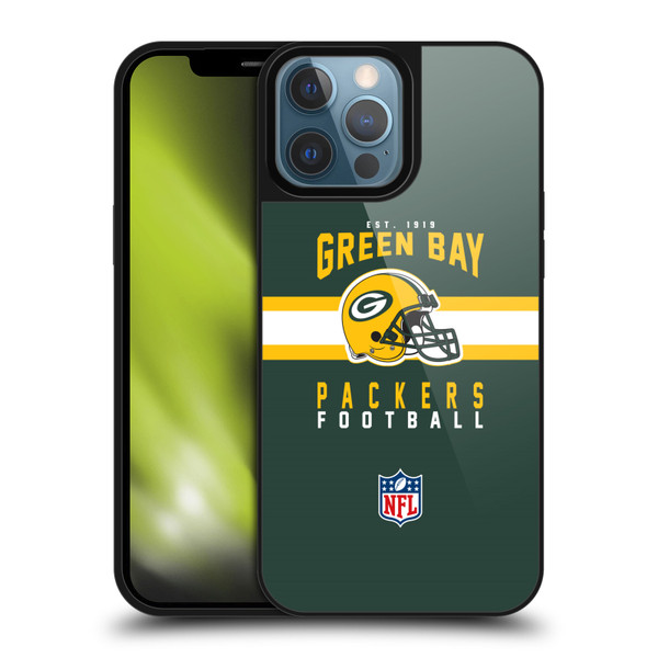 NFL Green Bay Packers Graphics Helmet Typography Gel Armour Case For Apple iPhone 13 Pro Max