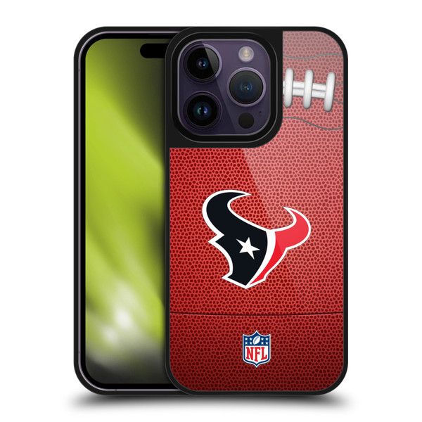 NFL Houston Texans Graphics Football Gel Armour Case For Apple iPhone 14 Pro