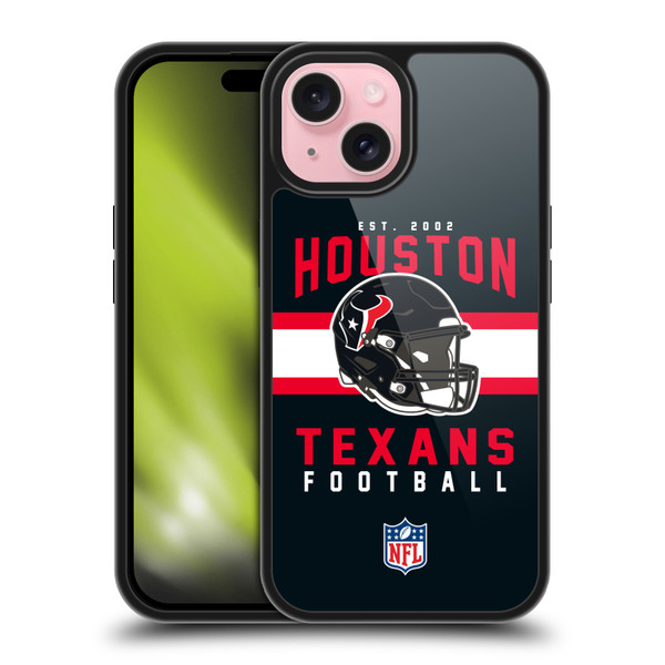 NFL Houston Texans Graphics Helmet Typography Gel Armour Case For Apple iPhone 15 NFL Houston Texans Graphics Helmet Typography Gel Armour Case For Apple iPhone 15