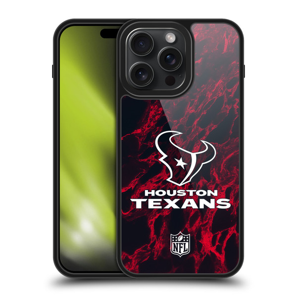 NFL Houston Texans Graphics Coloured Marble Gel Armour Case For Apple iPhone 15 Pro Max NFL Houston Texans Graphics Coloured Marble Gel Armour Case For Apple iPhone 15 Pro Max