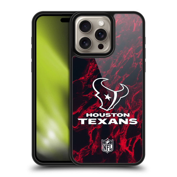 NFL Houston Texans Graphics Coloured Marble Gel Armour Case For Apple iPhone 16 Pro Max NFL Houston Texans Graphics Coloured Marble Gel Armour Case For Apple iPhone 16 Pro Max