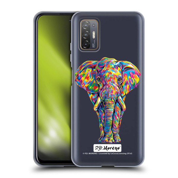 P.D. Moreno Animals Elephant Soft Gel Case for HTC Desire 21 Pro 5G