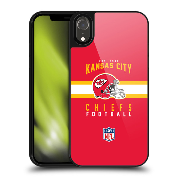 NFL Kansas City Chiefs Graphics Helmet Typography Gel Armour Case For Apple iPhone XR