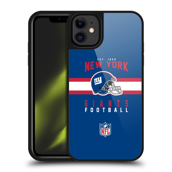 NFL New York Giants Graphics Helmet Typography Gel Armour Case For Apple iPhone 11