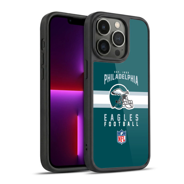 NFL Philadelphia Eagles Graphics Helmet Typography Gel Armour Case For Apple iPhone 13 Pro