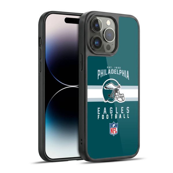 NFL Philadelphia Eagles Graphics Helmet Typography Gel Armour Case For Apple iPhone 14 Pro Max