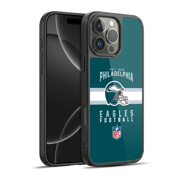 NFL Philadelphia Eagles Graphics Helmet Typography Gel Armour Case For Apple iPhone 16 Pro Max