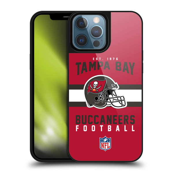 NFL Tampa Bay Buccaneers Graphics Helmet Typography Gel Armour Case For Apple iPhone 13 Pro Max