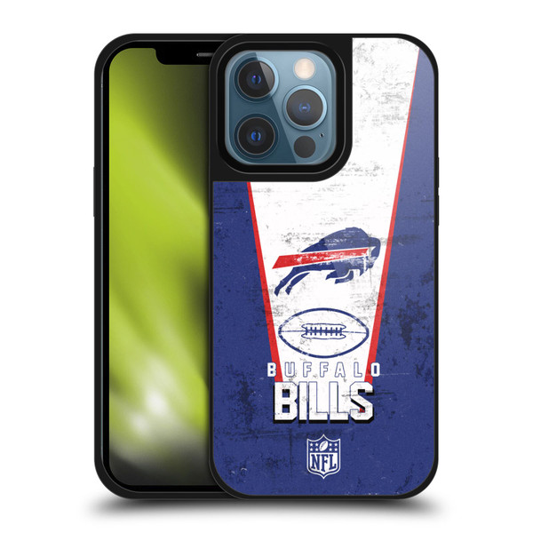 NFL Buffalo Bills Logo Art Banner Gel Armour Case For Apple iPhone 13 Pro