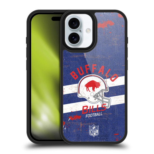 NFL Buffalo Bills Logo Art Helmet Distressed Gel Armour Case For Apple iPhone 16 NFL Buffalo Bills Logo Art Helmet Distressed Gel Armour Case For Apple iPhone 16