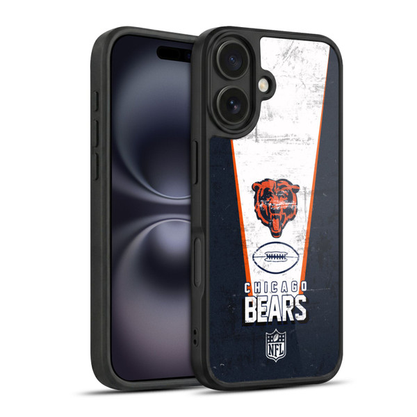 NFL Chicago Bears Logo Art Banner Gel Armour Case For Apple iPhone 16