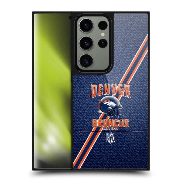 NFL Denver Broncos Logo Art Football Stripes Gel Armour Case For Samsung Galaxy S24 Ultra 5G