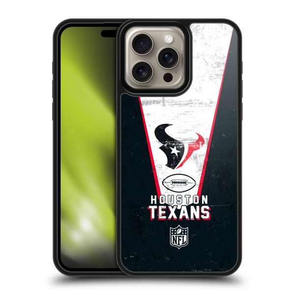 NFL Houston Texans Logo Art Banner Gel Armour Case For Apple iPhone 16 Pro Max