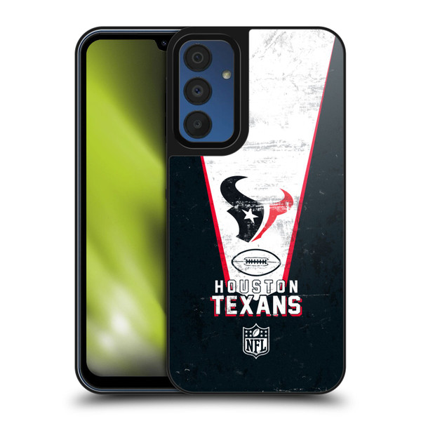 NFL Houston Texans Logo Art Banner Gel Armour Case For Samsung Galaxy A15