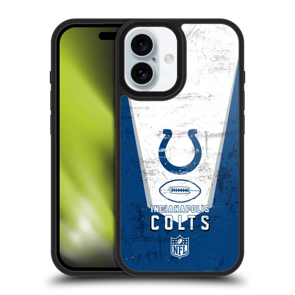 NFL Indianapolis Colts Logo Art Banner Gel Armour Case For Apple iPhone 16