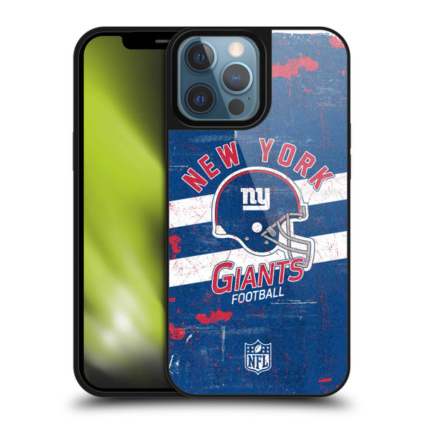 NFL New York Giants Logo Art Helmet Distressed Gel Armour Case For Apple iPhone 13 Pro Max NFL New York Giants Logo Art Helmet Distressed Gel Armour Case For Apple iPhone 13 Pro Max