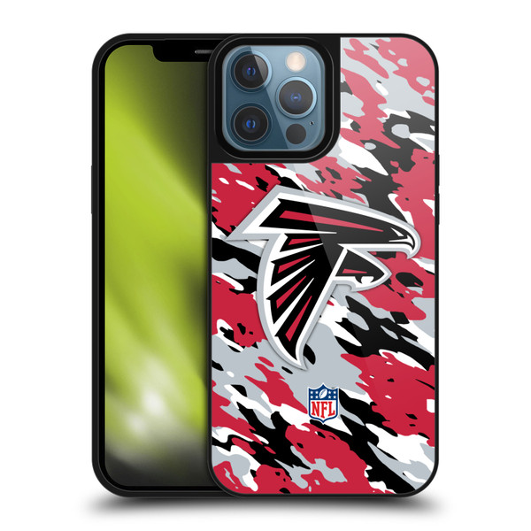 NFL Atlanta Falcons Logo Camou Gel Armour Case For Apple iPhone 13 Pro Max