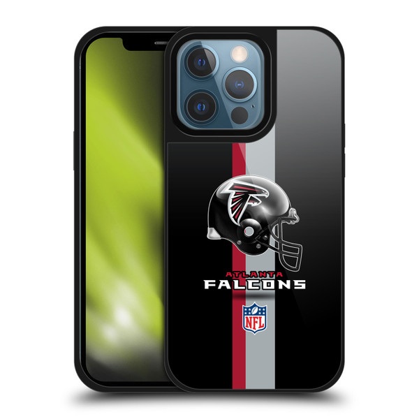 NFL Atlanta Falcons Logo Helmet Gel Armour Case For Apple iPhone 13 Pro