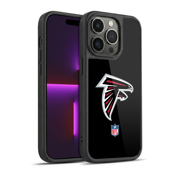 NFL Atlanta Falcons Logo Plain Gel Armour Case For Apple iPhone 14 Pro
