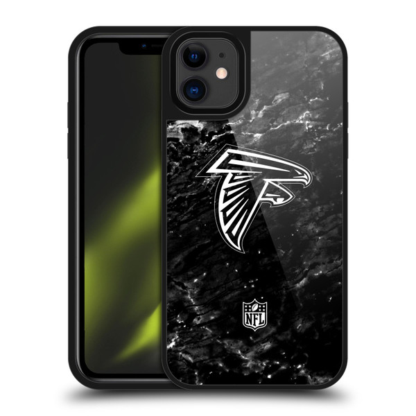 NFL Atlanta Falcons Artwork Marble Gel Armour Case For Apple iPhone 11