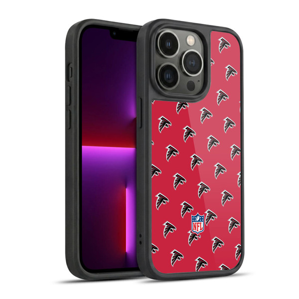 NFL Atlanta Falcons Artwork Patterns Gel Armour Case For Apple iPhone 13 Pro