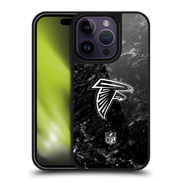 NFL Atlanta Falcons Artwork Marble Gel Armour Case For Apple iPhone 14 Pro
