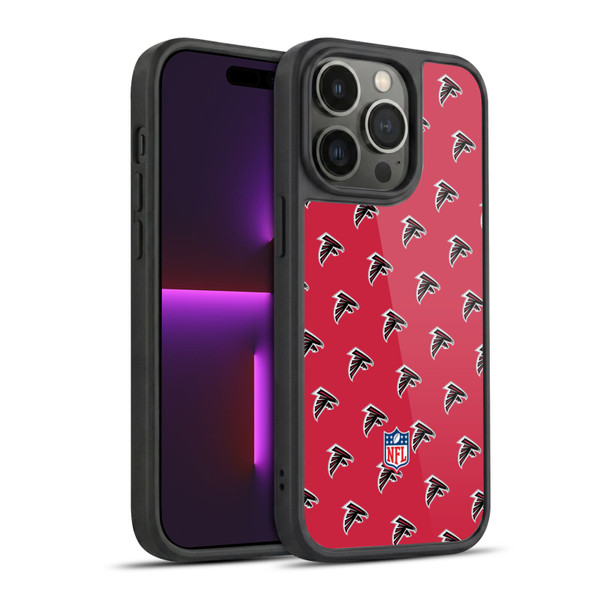 NFL Atlanta Falcons Artwork Patterns Gel Armour Case For Apple iPhone 14 Pro