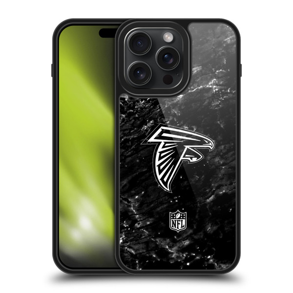 NFL Atlanta Falcons Artwork Marble Gel Armour Case For Apple iPhone 15 Pro Max