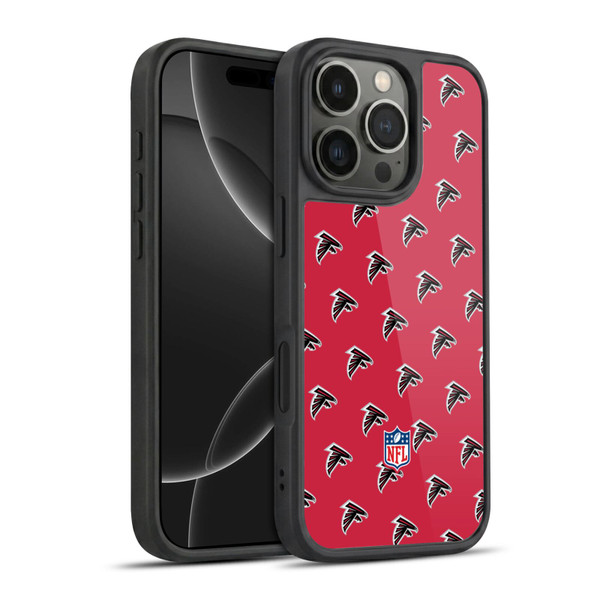 NFL Atlanta Falcons Artwork Patterns Gel Armour Case For Apple iPhone 16 Pro