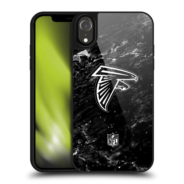 NFL Atlanta Falcons Artwork Marble Gel Armour Case For Apple iPhone XR