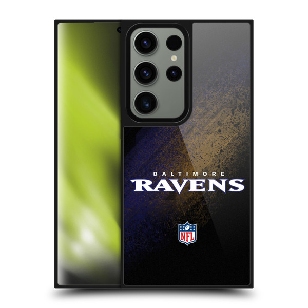 NFL Baltimore Ravens Logo Blur Gel Armour Case For Samsung Galaxy S24 Ultra 5G