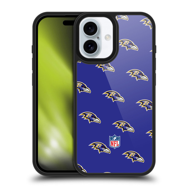 NFL Baltimore Ravens Artwork Patterns Gel Armour Case For Apple iPhone 16