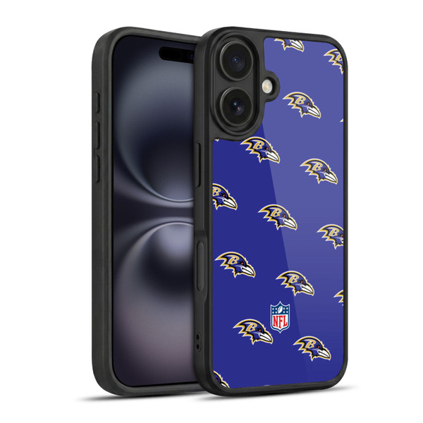 NFL Baltimore Ravens Artwork Patterns Gel Armour Case For Apple iPhone 16