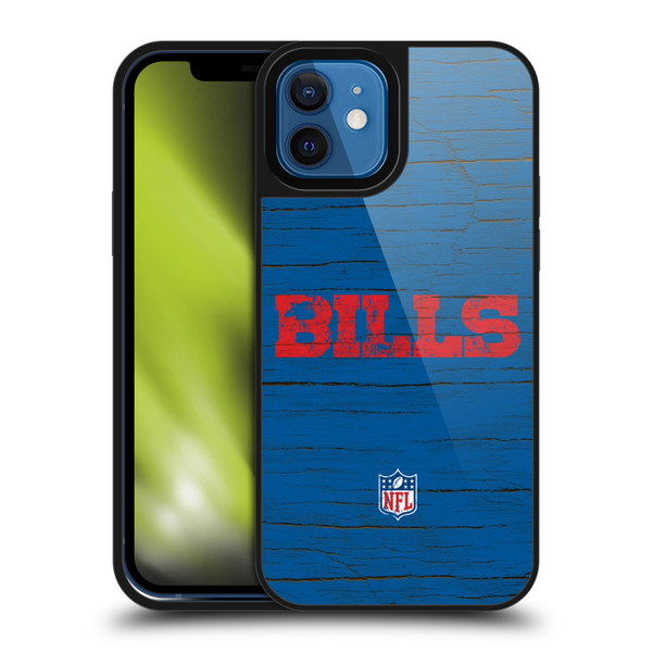 NFL Buffalo Bills Logo Distressed Look Gel Armour Case For Apple iPhone 12 / iPhone 12 Pro