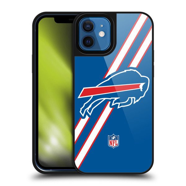 NFL Buffalo Bills Logo Stripes Gel Armour Case For Apple iPhone 12 / iPhone 12 Pro
